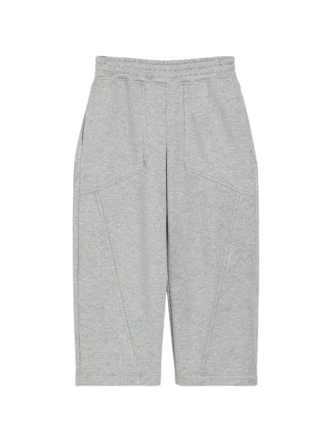 Brunello Cucinelli Kids sparkling cotton French terry track trousers