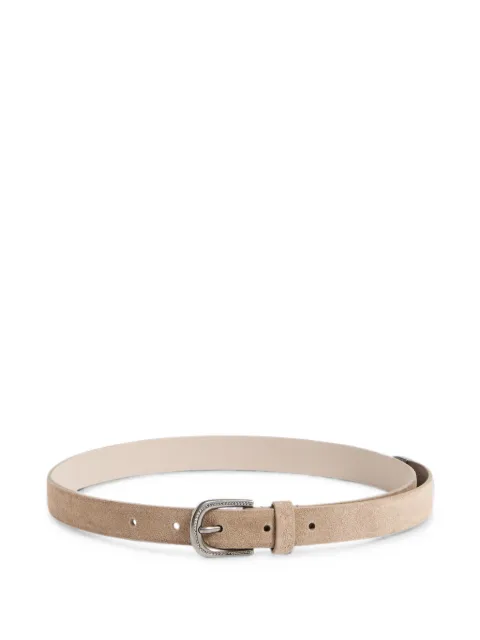 Brunello Cucinelli Kids monili-embellished suede belt