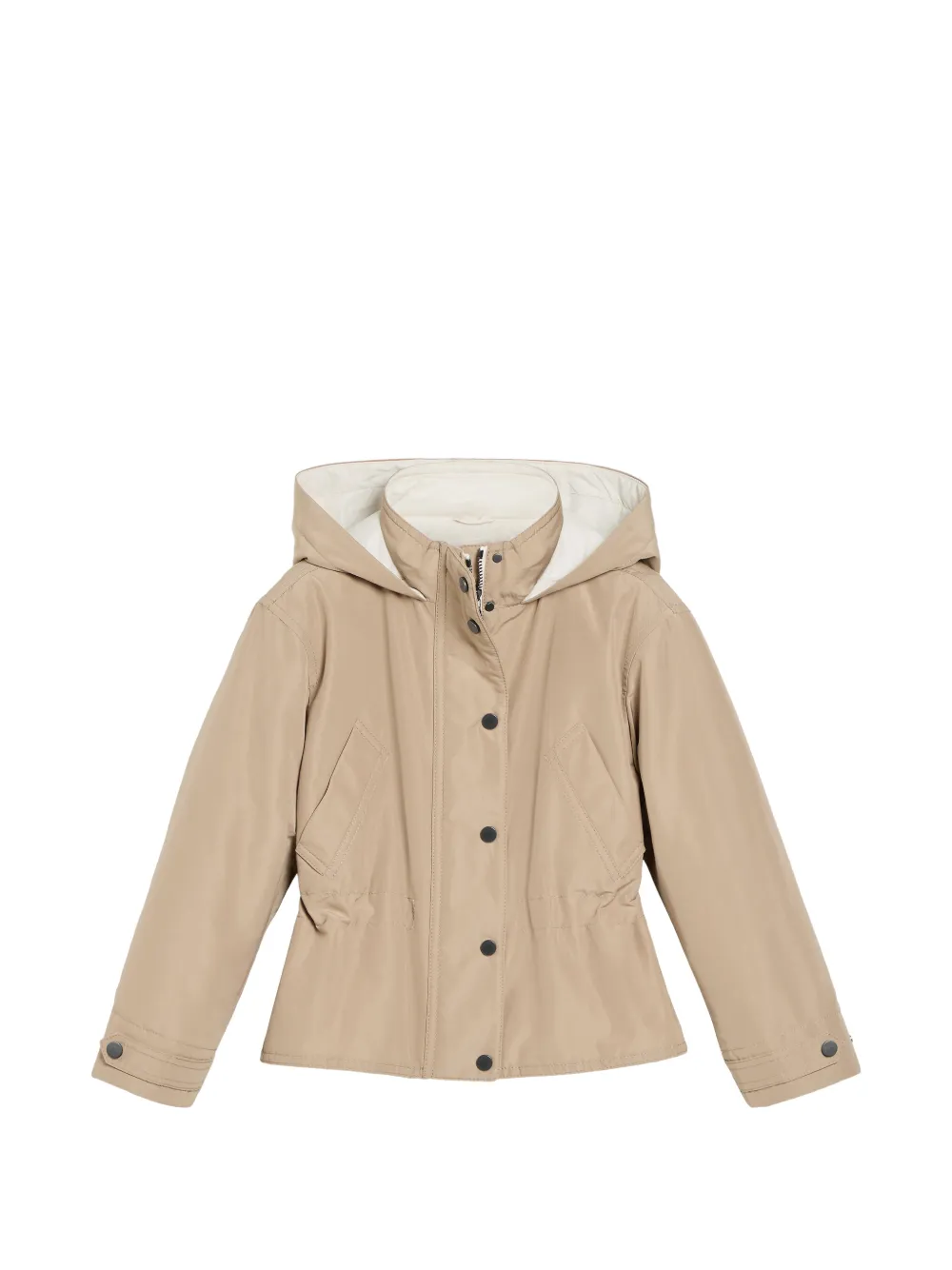 Brunello Cucinelli Kids Parka aus Techno-Baumwolltaffeta mit Thermore®-Polsterung - Nude