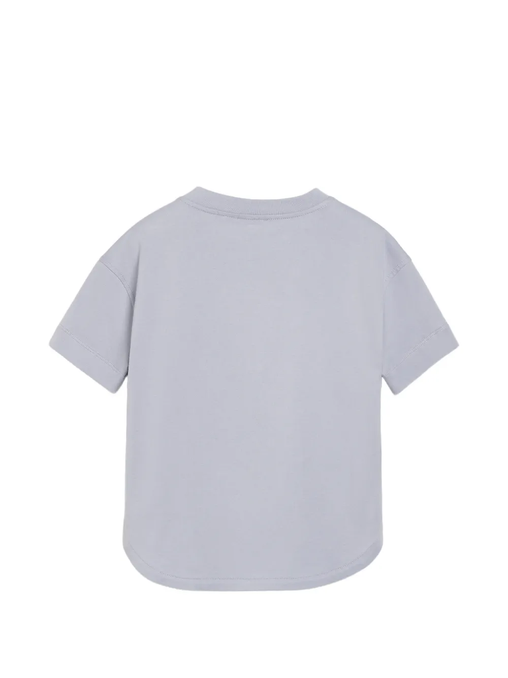 Brunello Cucinelli Kids Katoenen jersey T-shirt met print Paars