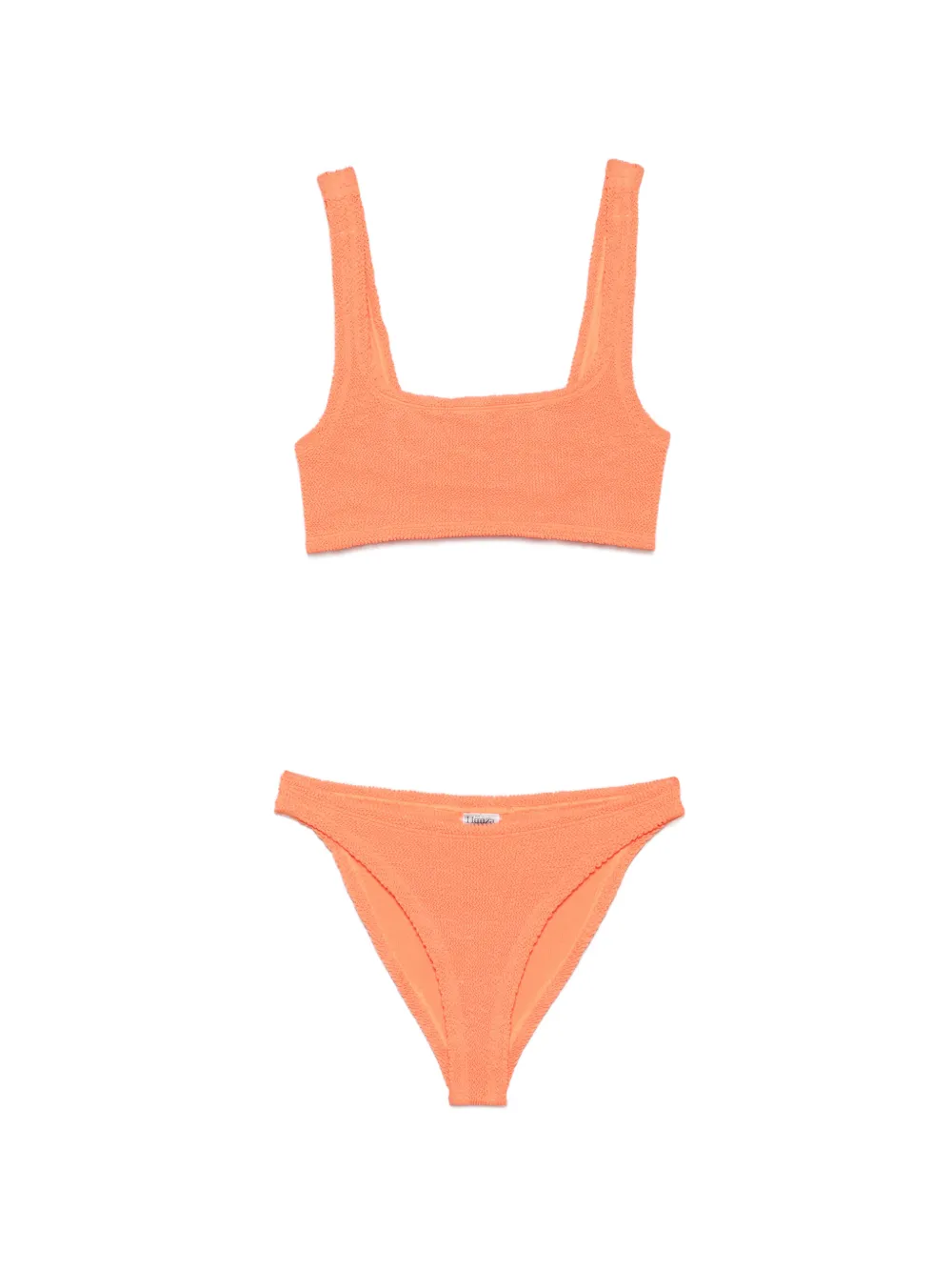 Hunza G Xandra crinkle-effect bikini - Arancione