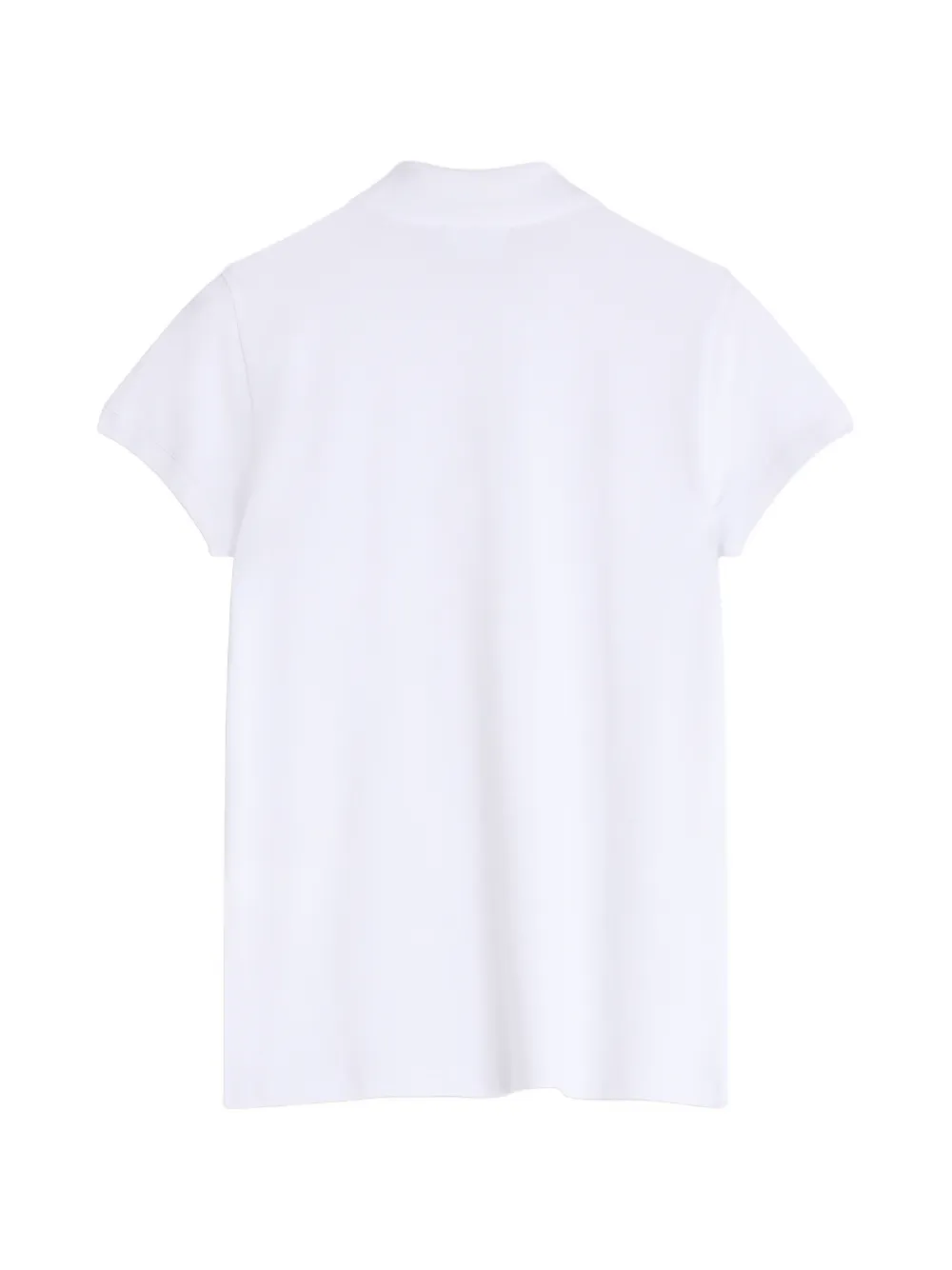 Maison Kitsuné Poloshirt met patch Wit