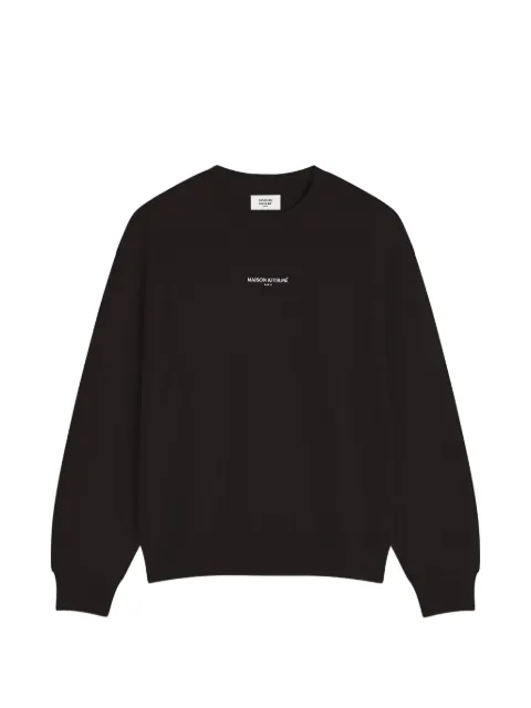 Maison Kitsuné logo-print cotton sweatshirt