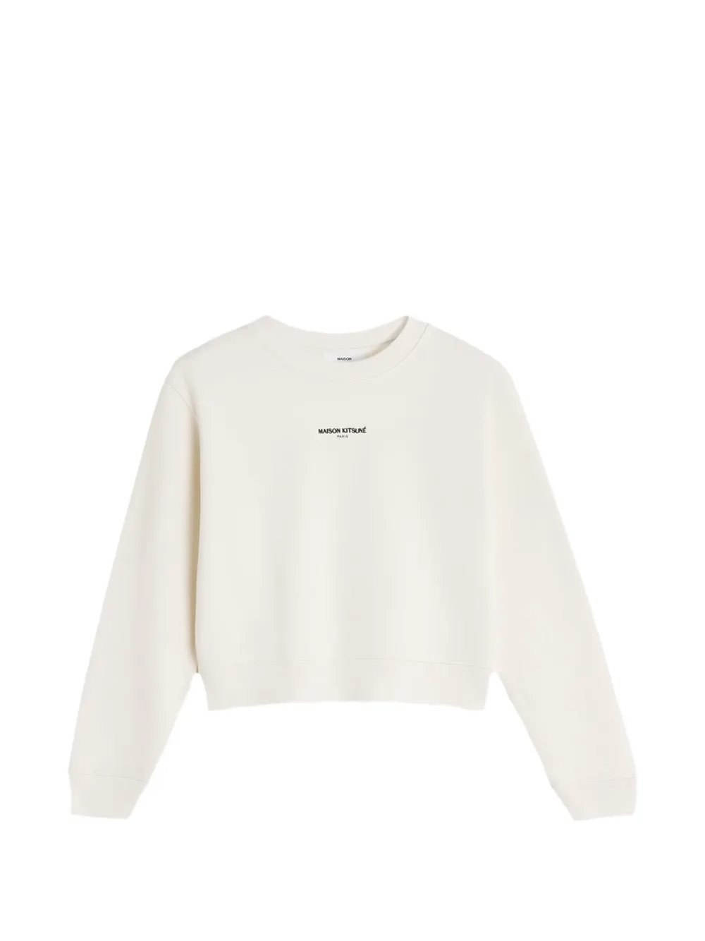 Maison Kitsuné logo-print sweatshirt - Toni neutri