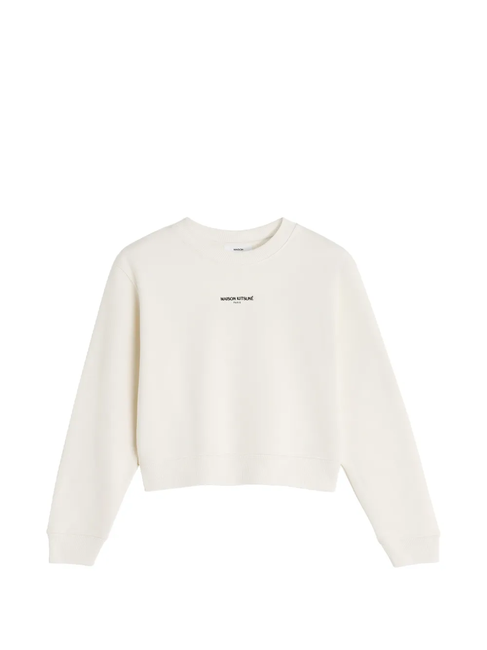 Maison Kitsuné logo-print sweatshirt - Nude