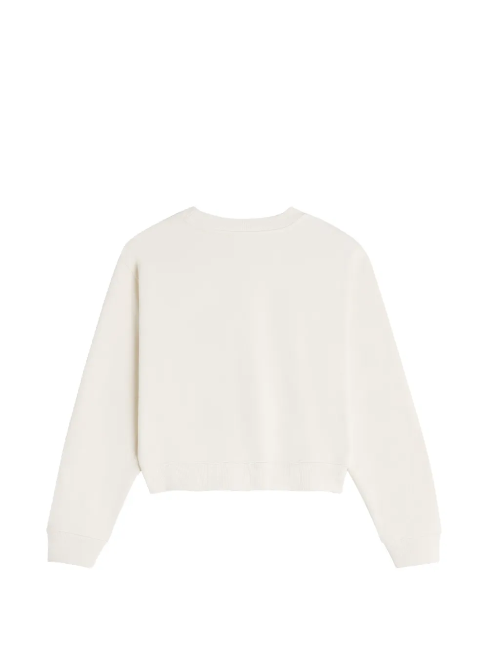 Maison Kitsuné Sweater met logoprint Beige