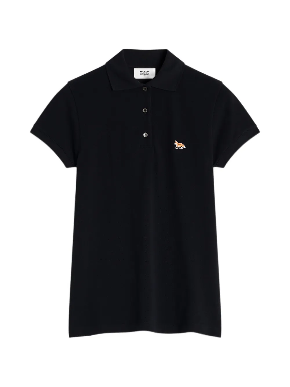 Maison Kitsuné Fox Patch polo shirt - Nero
