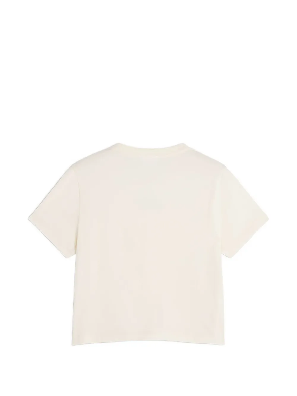 Maison Kitsuné T-shirt met logoprint Beige