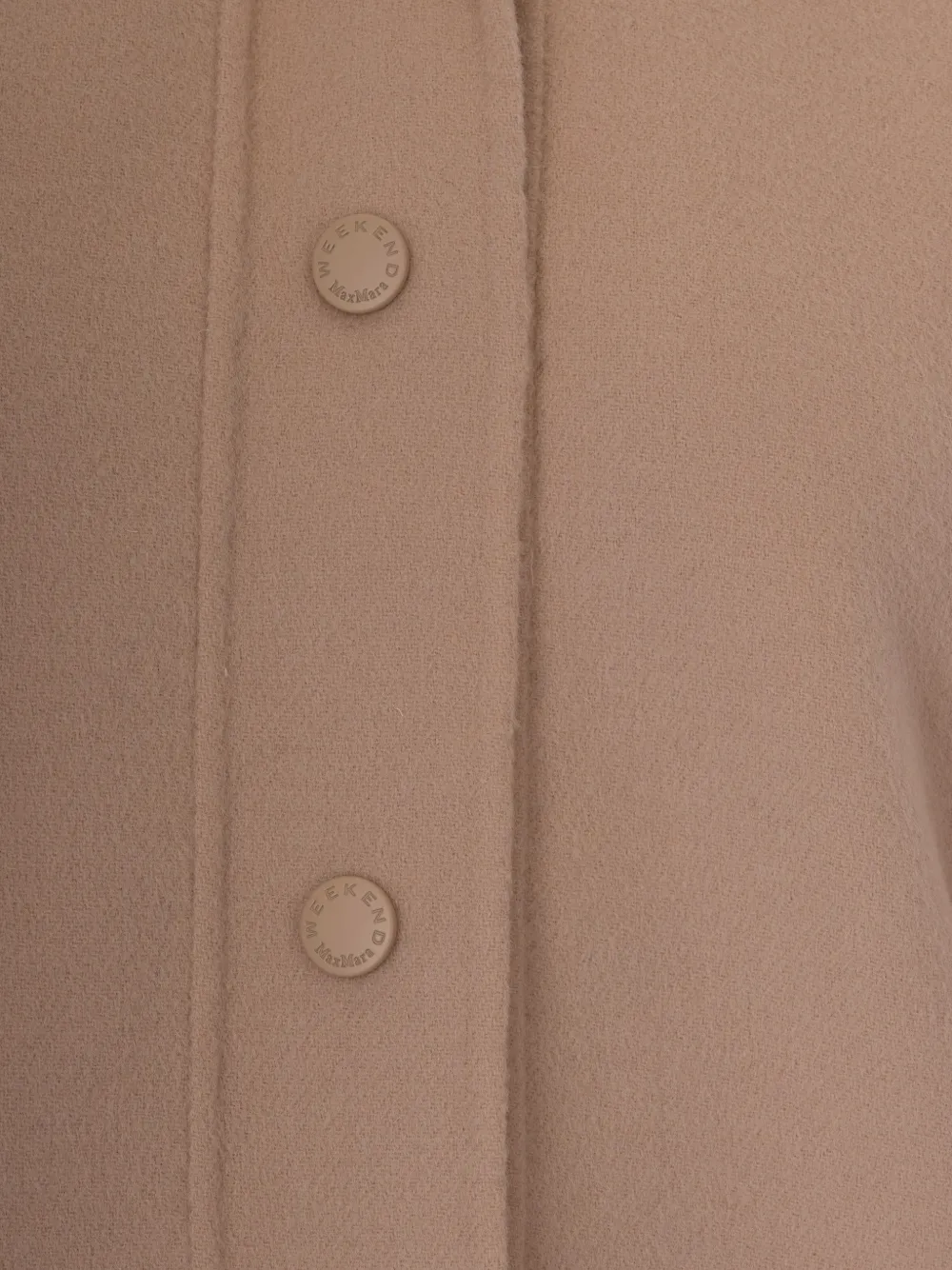 Weekend Max Mara Jack met drukknoopsluiting en capuchon Bruin
