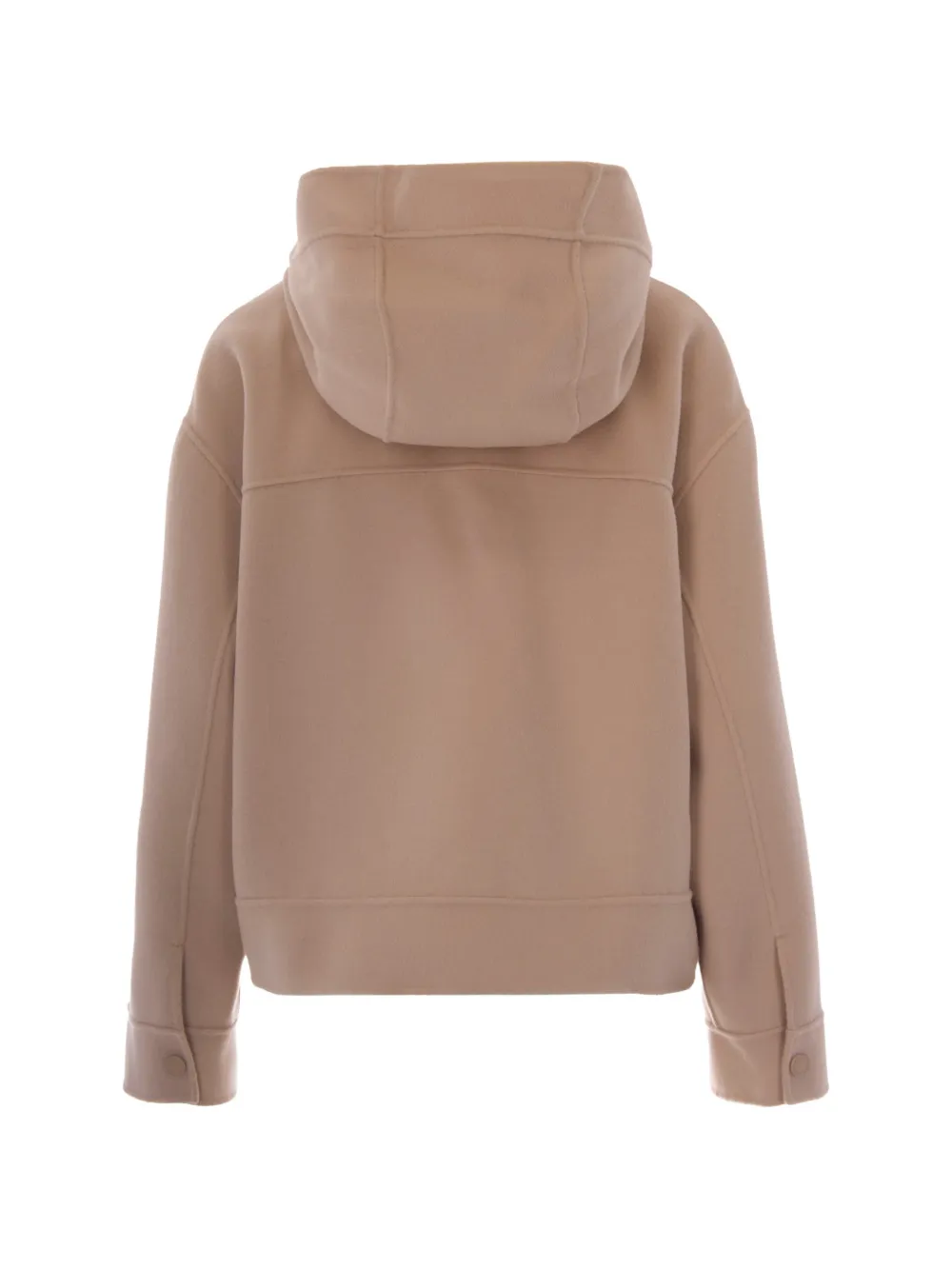 Weekend Max Mara Jack met drukknoopsluiting en capuchon Bruin