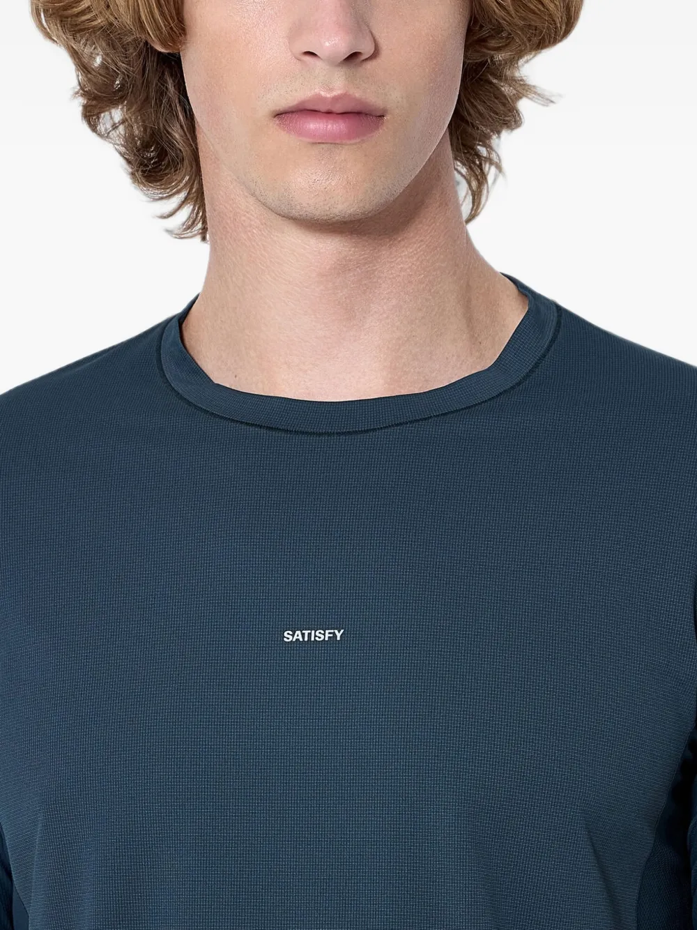 Satisfy Auralite technisch T-shirt Blauw