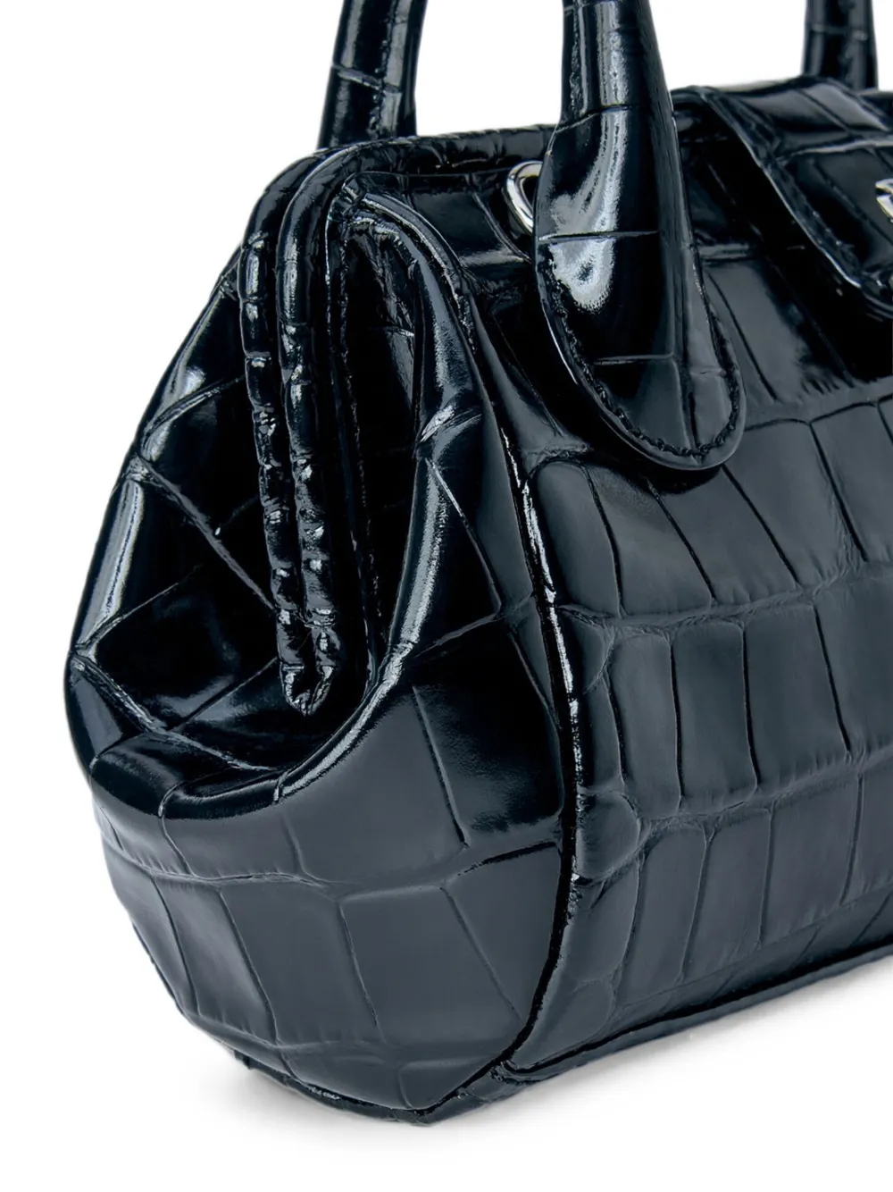 Vivienne Westwood Tas met krokodillen-reliëf Zwart