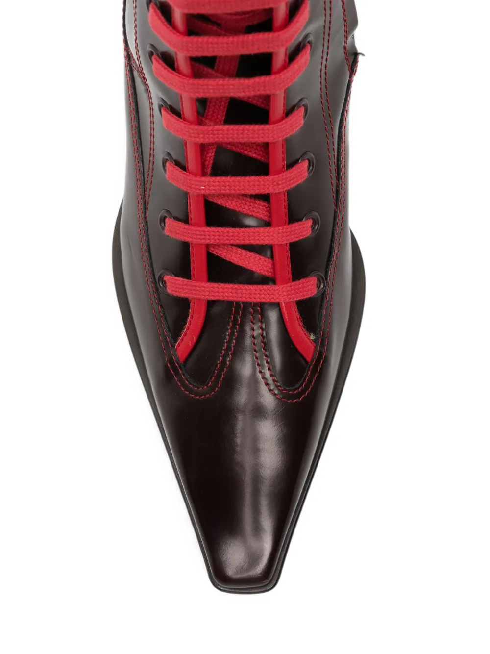 Marni lace-up pointed-toe boots Bruin
