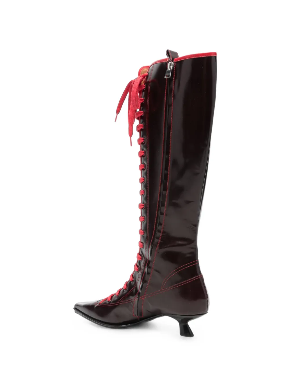 Marni lace-up pointed-toe boots Bruin