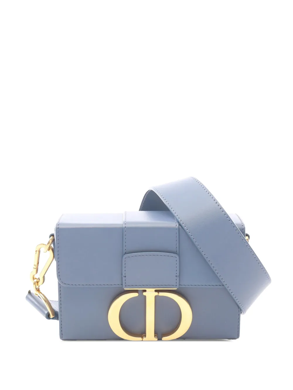 Christian Dior Pre-Owned 2000-2026 Micro Leather 30 Montaigne crossbody bag - Blue