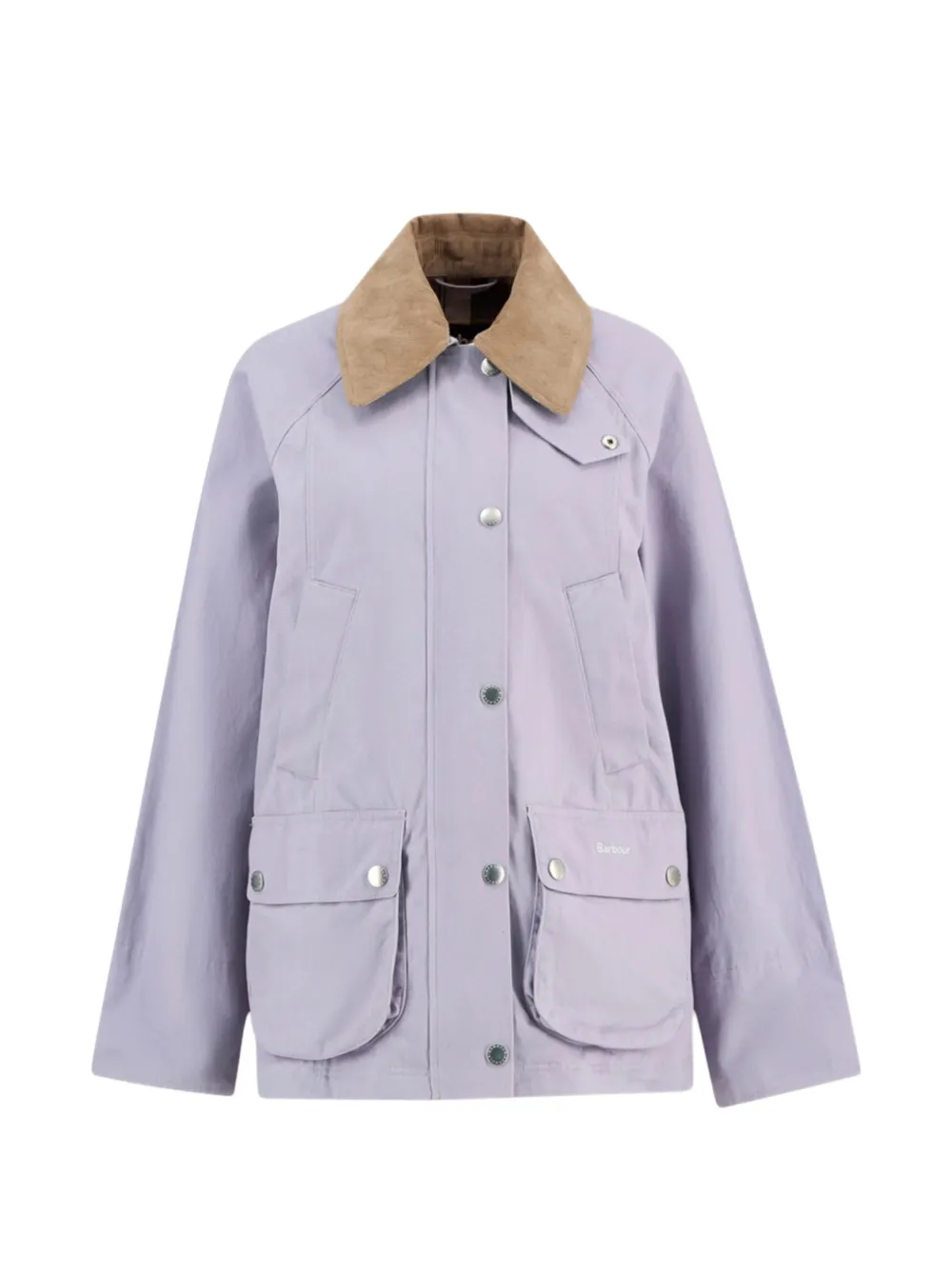 Barbour Beadnell corduroy-collar jacket - Violett