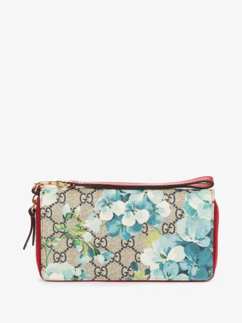 Gucci Pre-Owned GG Blooms zip-around wallet