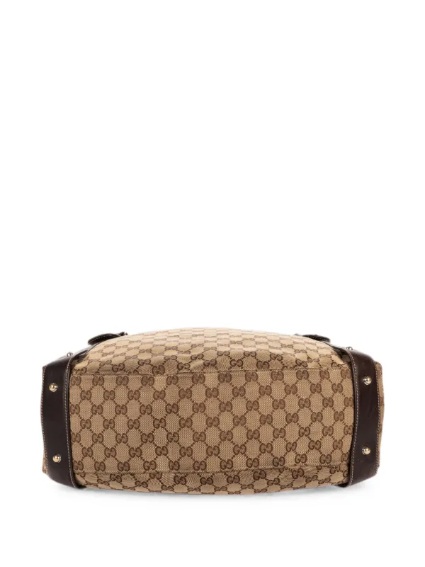 Gucci Pre-Owned ペラム GGスプリーム ハンドバッグ | ニュートラル
