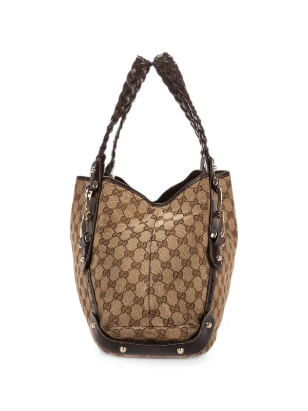 Gucci Pre-Owned ペラム GGスプリーム ハンドバッグ | ニュートラル