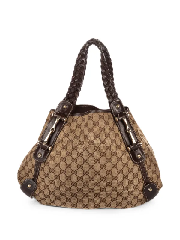 Gucci Pre-Owned ペラム GGスプリーム ハンドバッグ | ニュートラル
