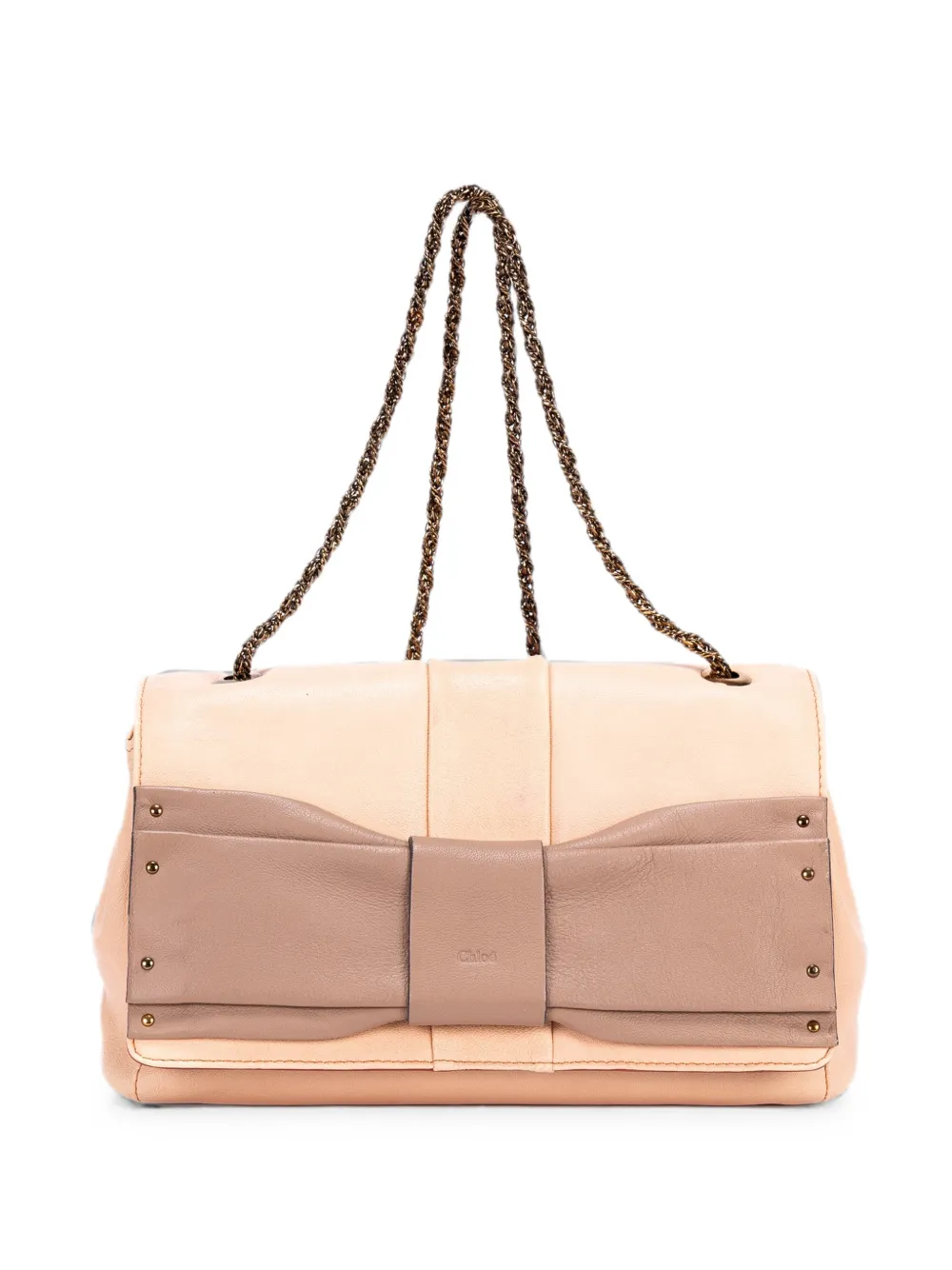 Chloé Pre-Owned small leather shoulder bag - Orange