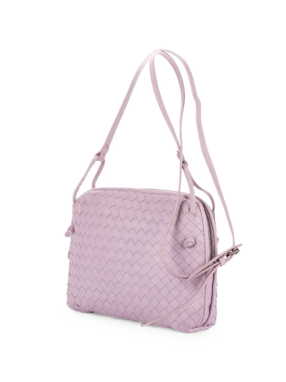 Bottega Veneta Pre-Owned Nodini Intrecciato shoulder bag - Viola