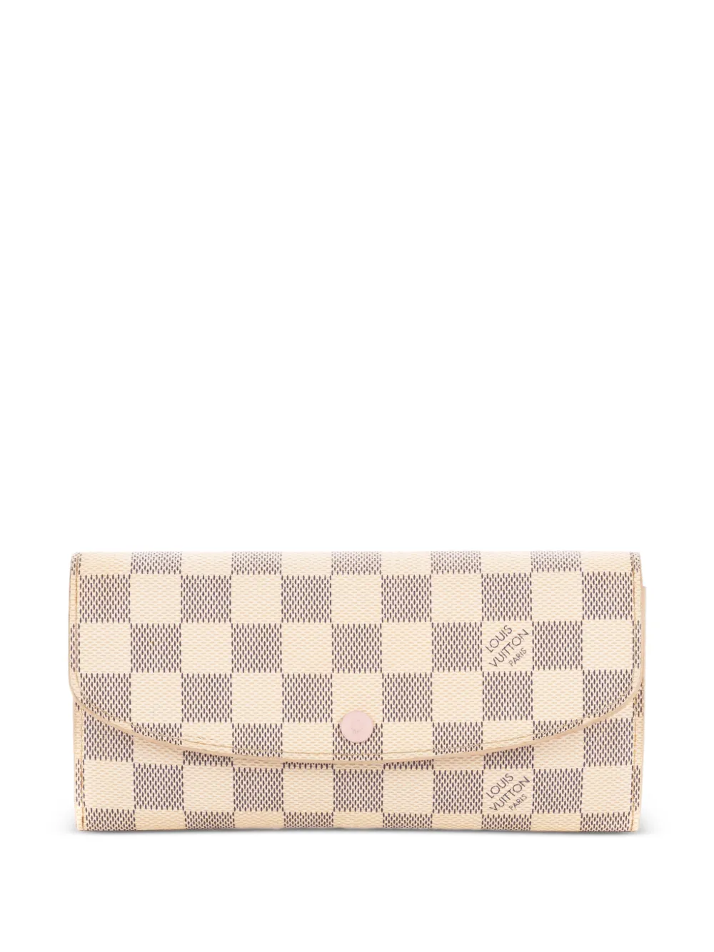 Louis Vuitton Pre-Owned Emilie Damier Azur wallet - Nude