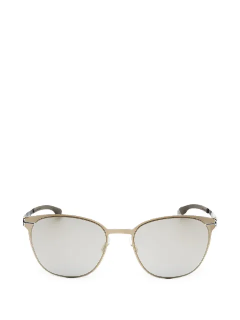 Ic! Berlin Andrea round-frame mirrored sunglasses