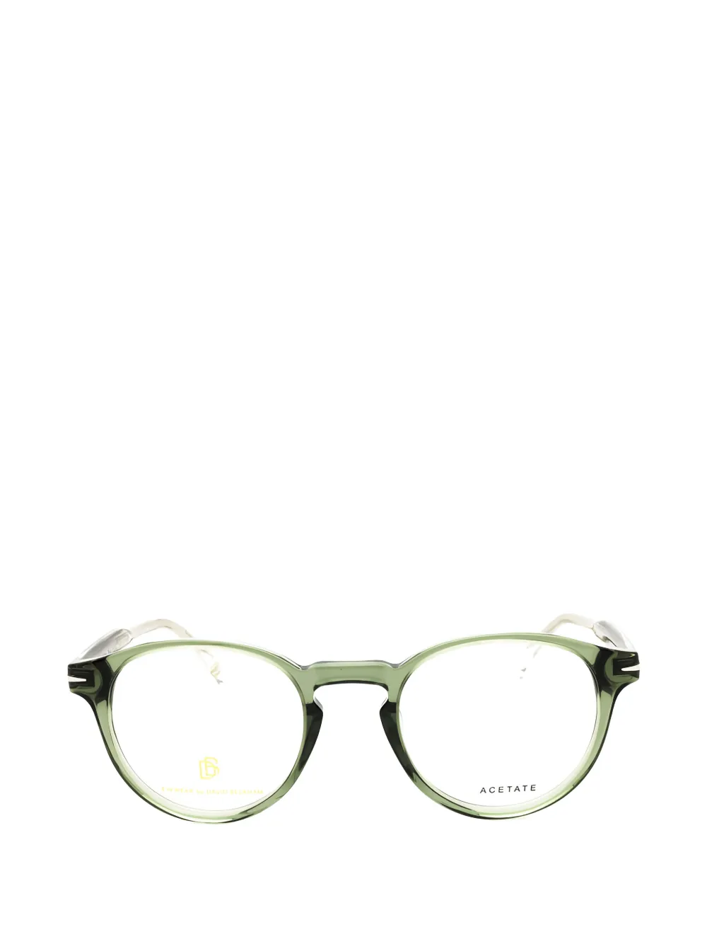 Eyewear By David Beckham Round-frame Glasses In Green