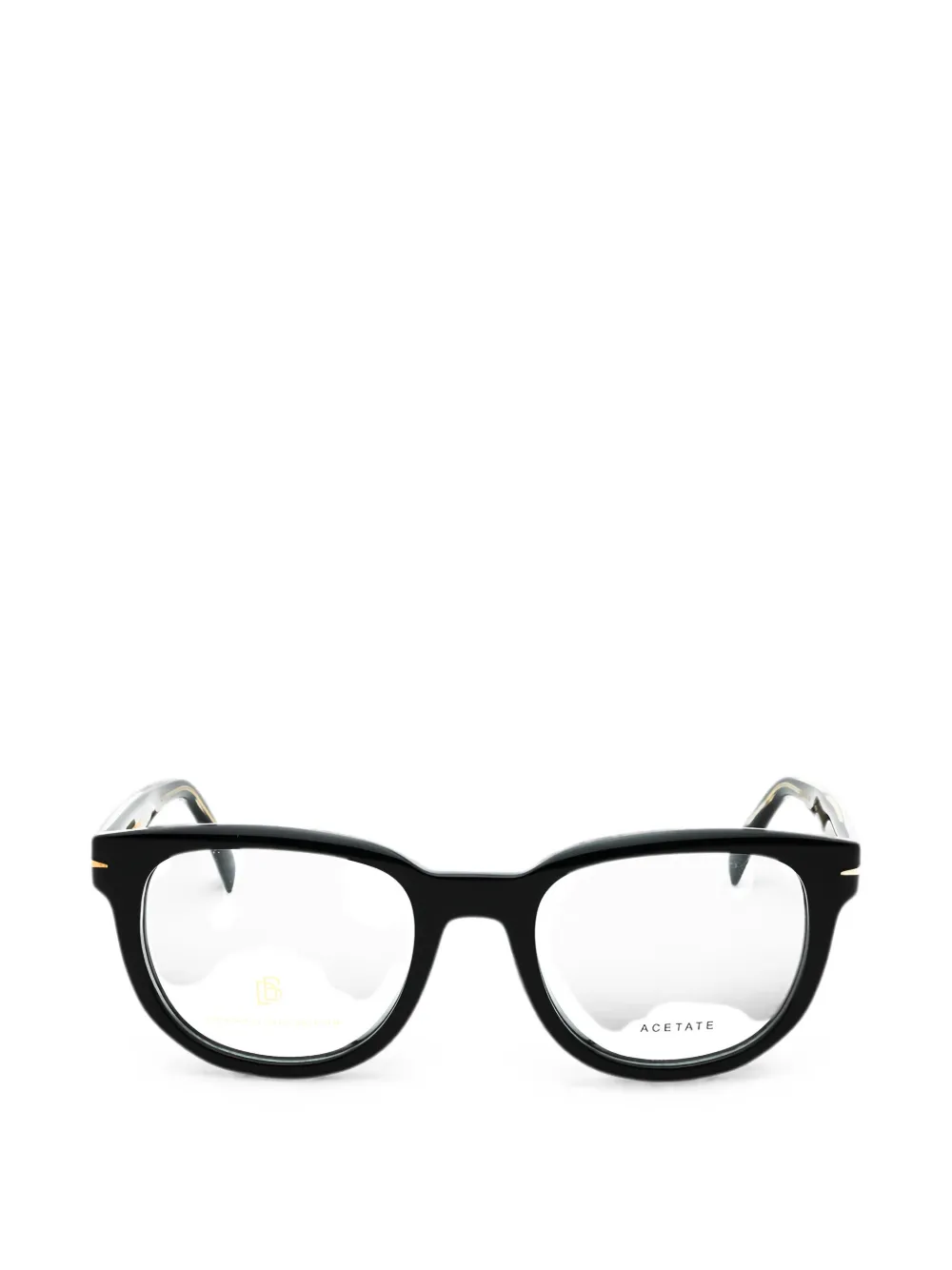 DAVID BECKHAM EYEWEAR round-frame glasses - Nero