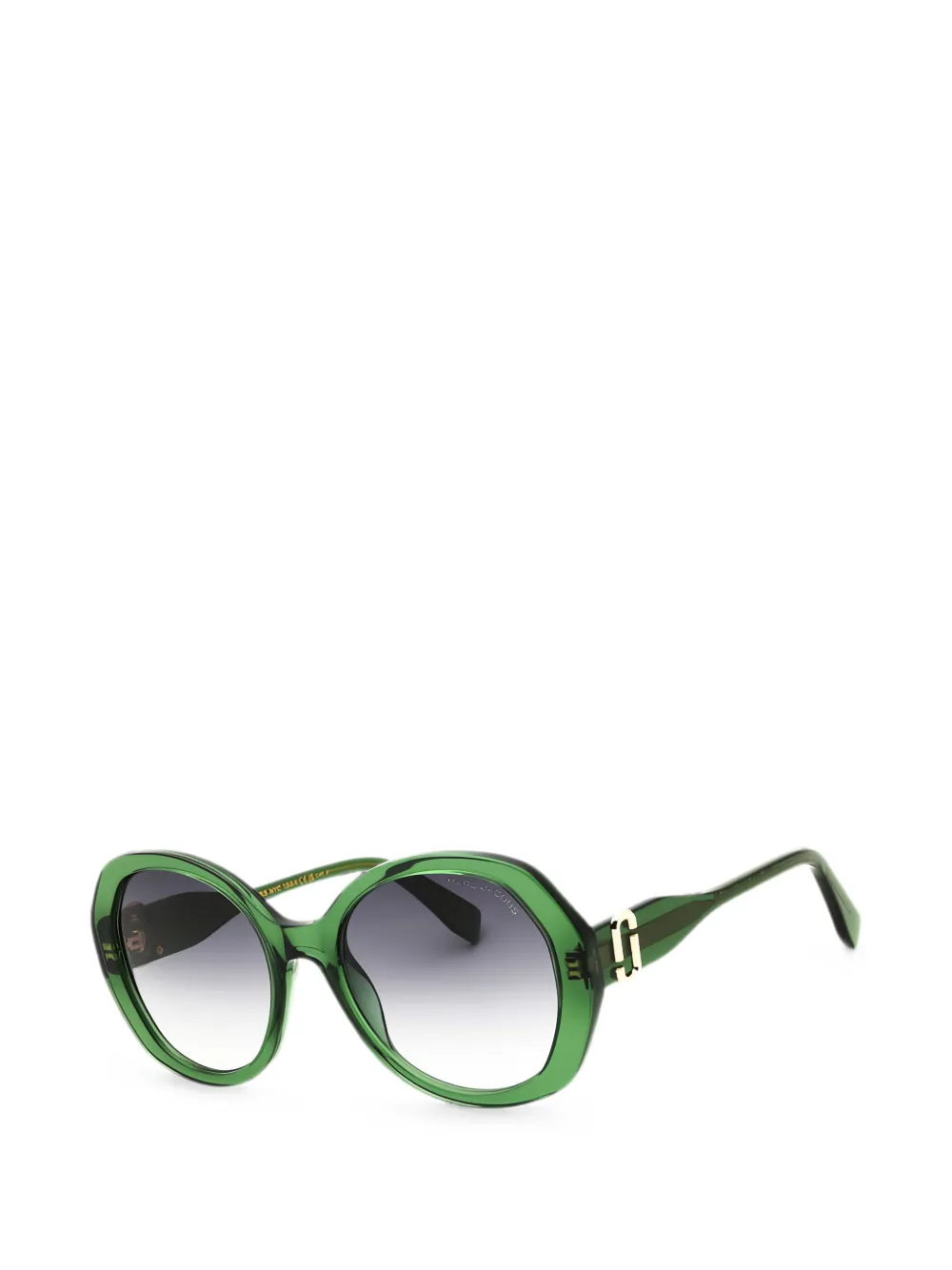 Marc Jacobs Eyewear Zonnebril met rond montuur Groen