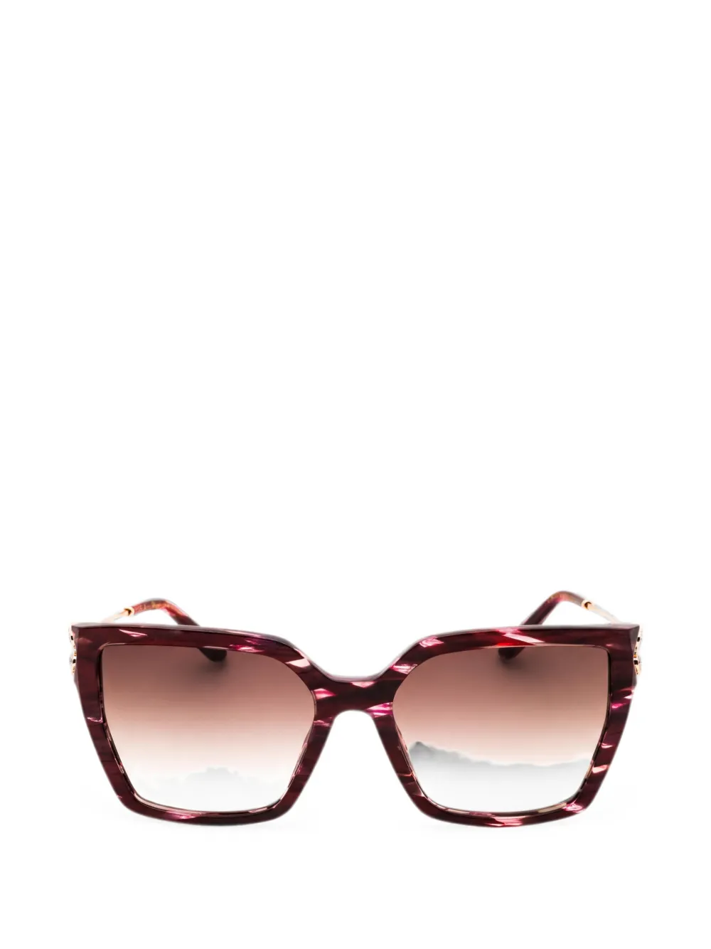 Chopard Eyewear logo-detail sunglasses - Rosso