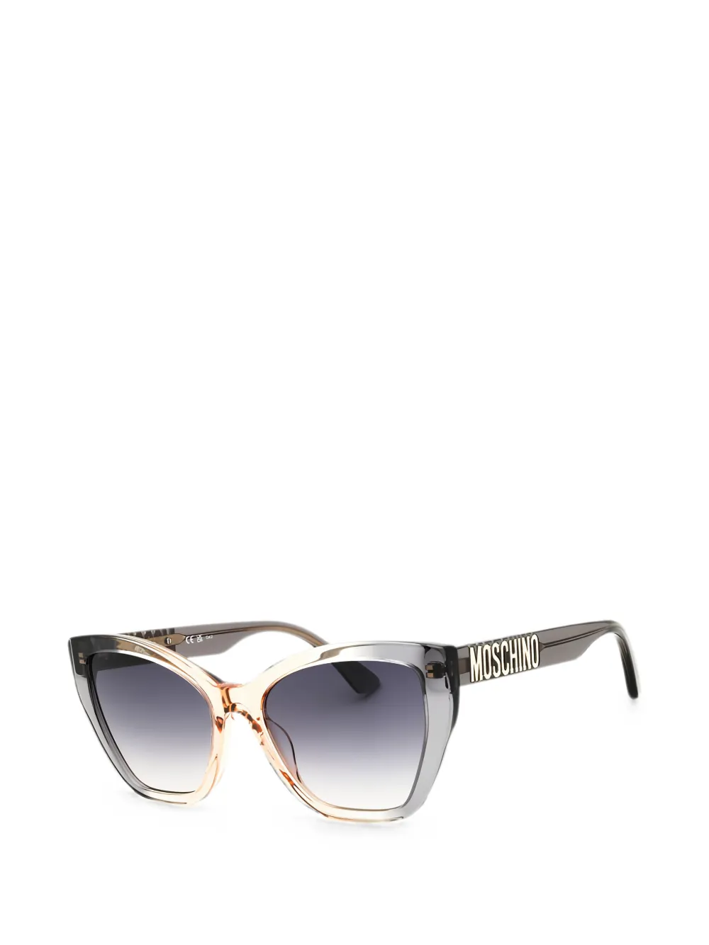 Moschino Eyewear Zonnebril met cat-eye montuur Grijs