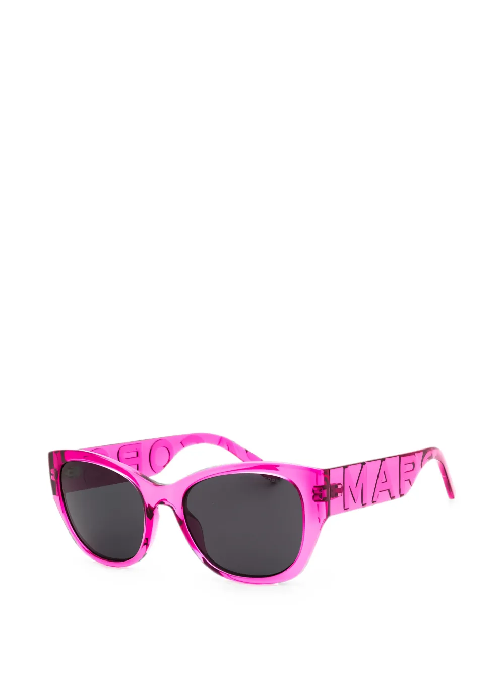 Marc Jacobs Eyewear Zonnebril met logo-reliëf Roze