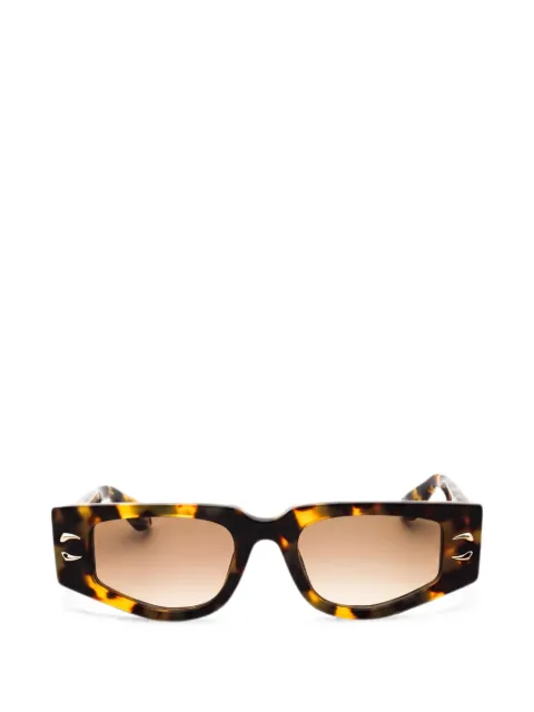 Roberto Cavalli tortoiseshell-effect rectangle-frame sunglasses