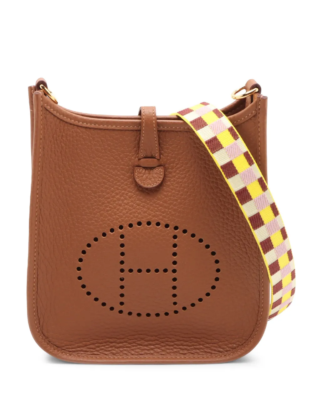 Hermès Pre-Owned 2025 Clemence Evelyne 16 Amazone crossbody bag - Marrone