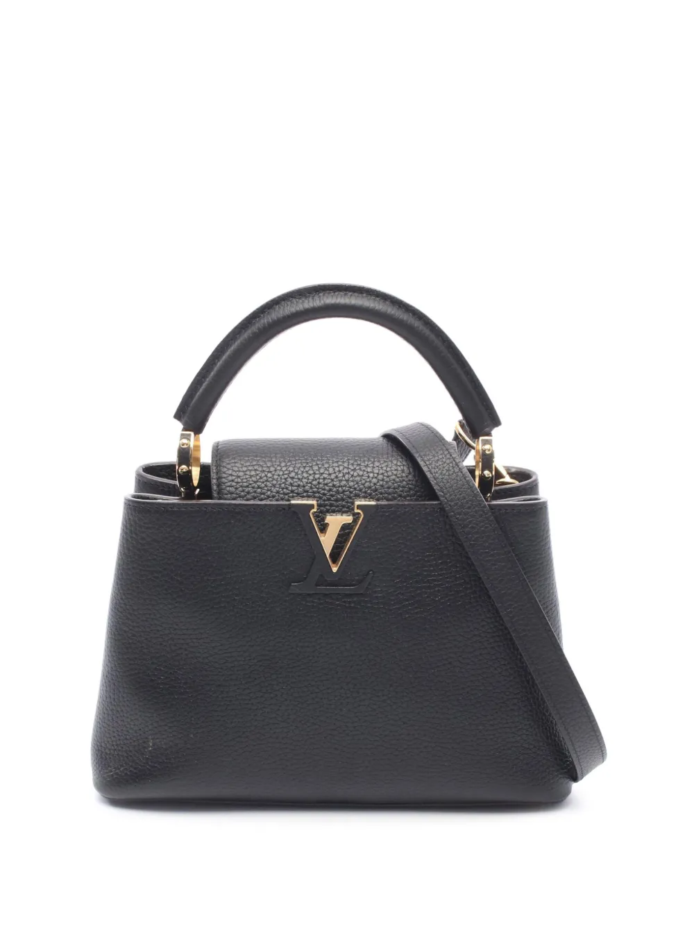Louis Vuitton Pre-Owned 2010-2026 Taurillon Capucines BB satchel - Nero