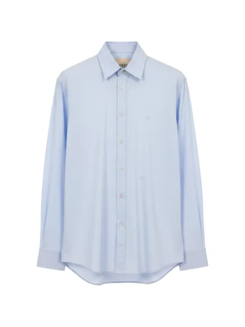 Valentino Garavani embroidered-logo long-sleeve shirt