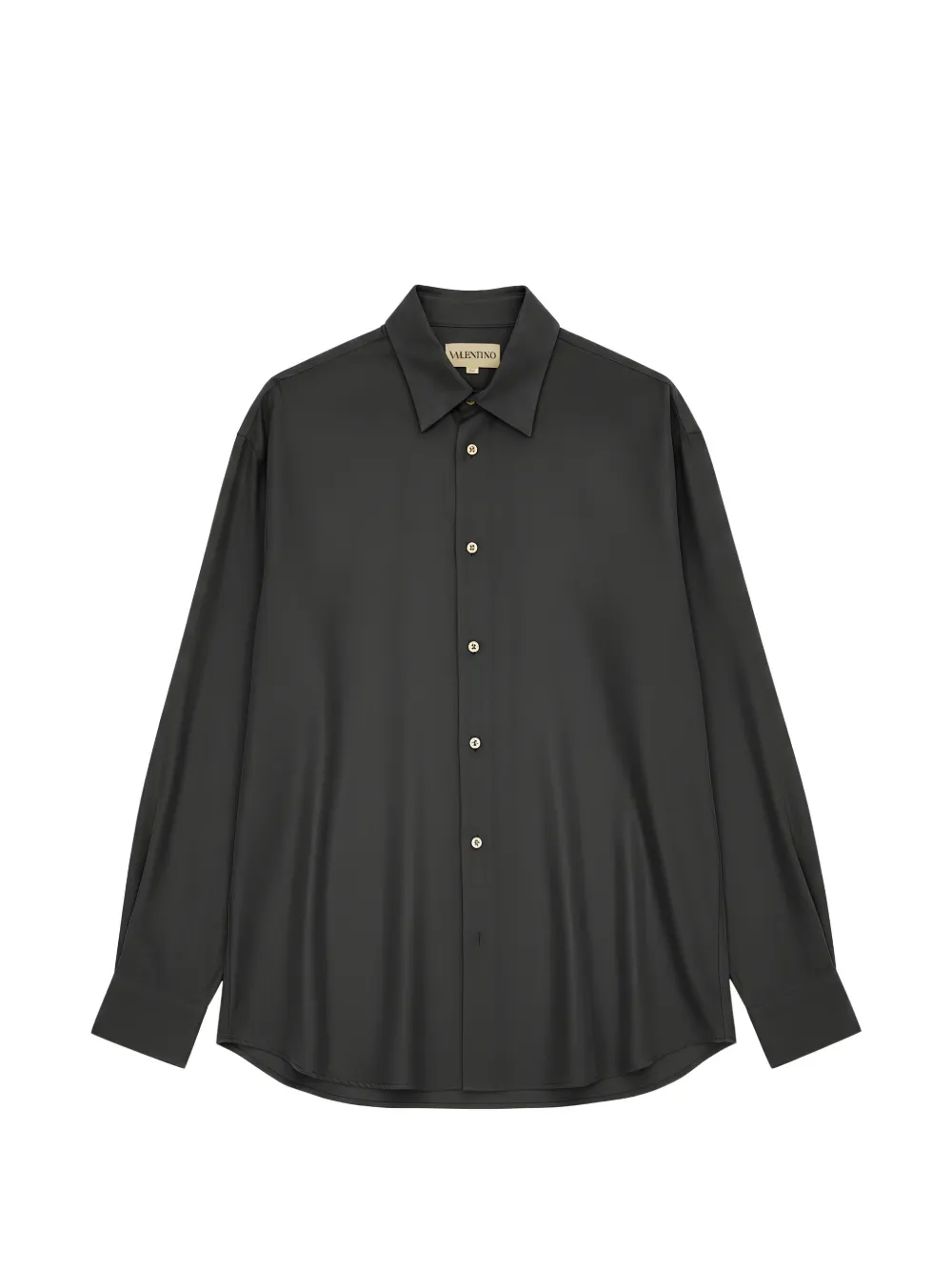 Valentino Garavani long-sleeve button-down shirt - Schwarz