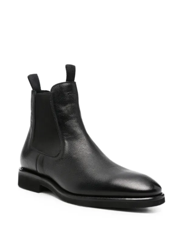 TOM FORD チェルシーブーツ ブラック TOM FORD Leather Chelsea Boots | ブラック | FARFETCH JP