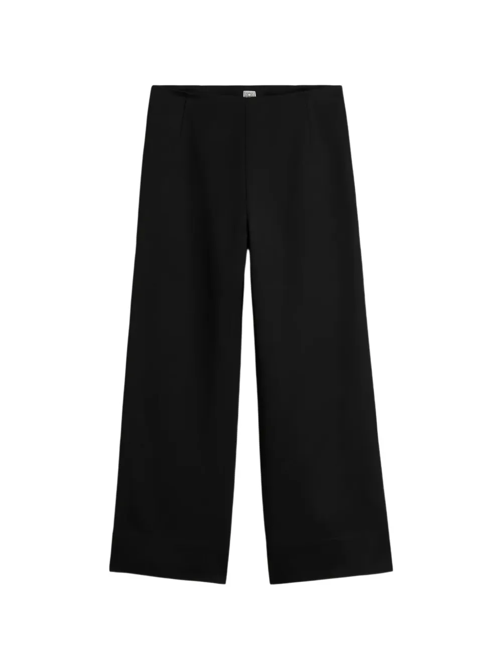 TOTEME satin-effect trousers - Schwarz