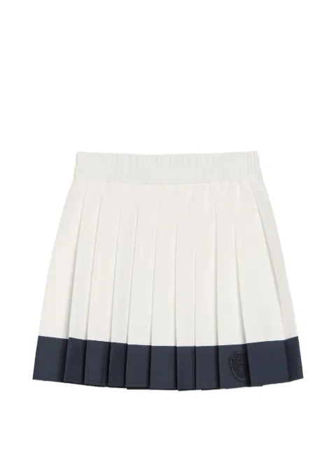 Brunello Cucinelli Kids falda de tenis plisada con logo