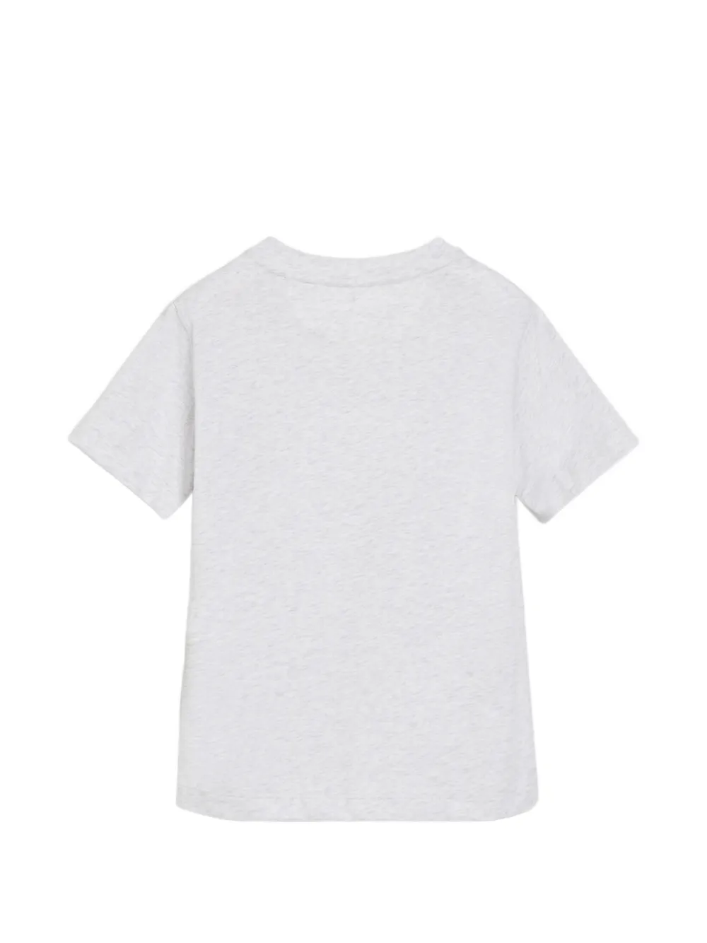 Brunello Cucinelli Kids Katoenen jersey T-shirt met print Grijs