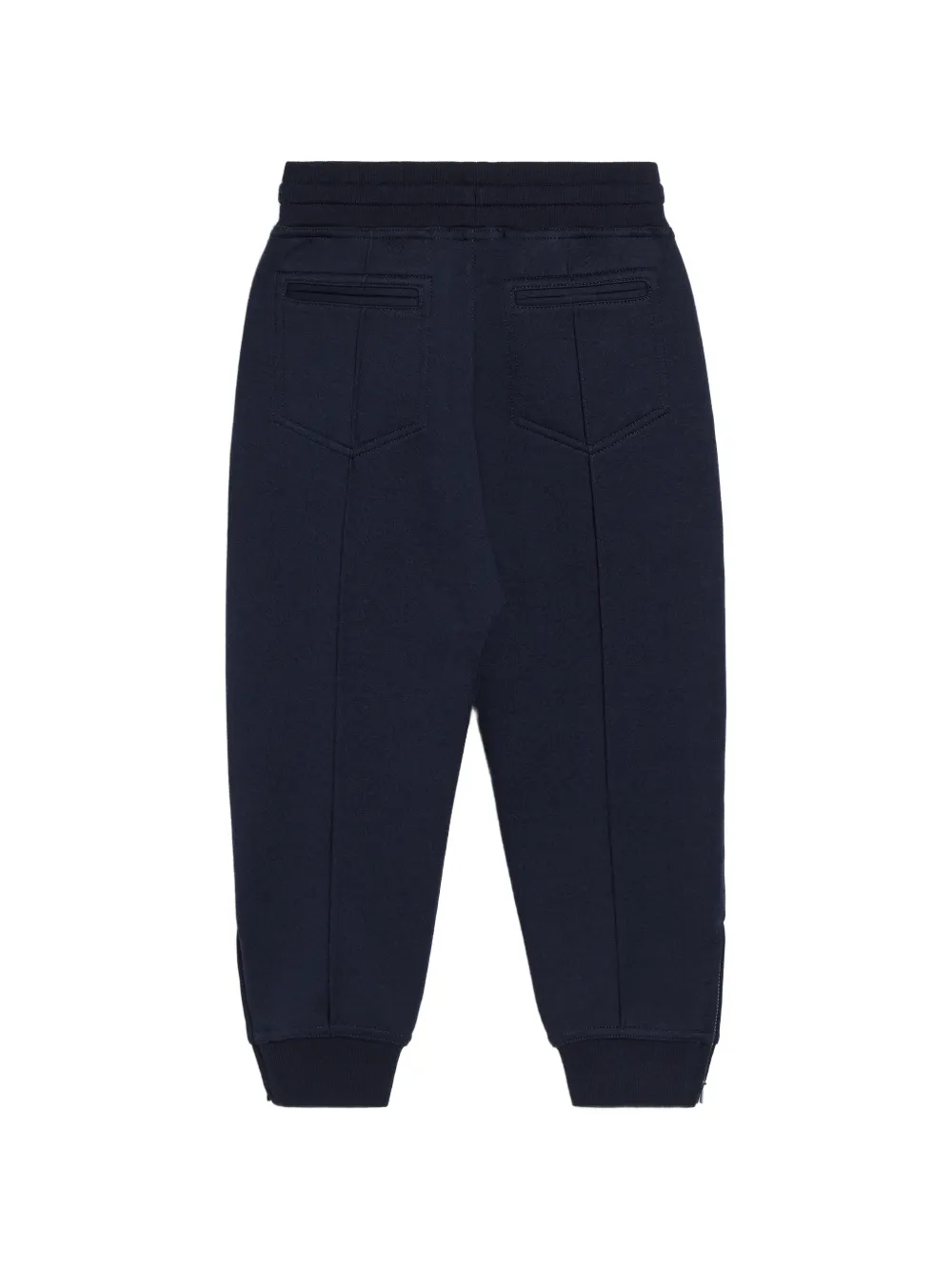 Brunello Cucinelli Kids Trainingsbroek met geborduurd logo Blauw