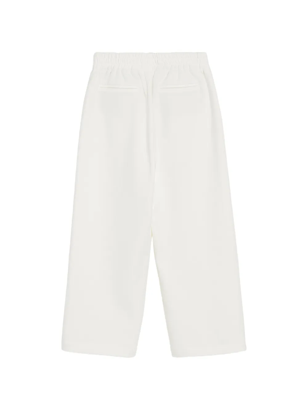Brunello Cucinelli Kids Katoenen badstof trainingsbroek met Crête-detail Beige