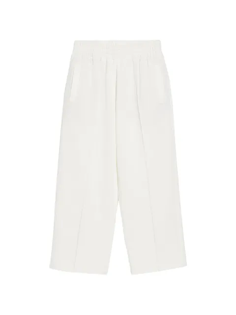Brunello Cucinelli Kids cotton smooth French terry track trousers with Crête detail