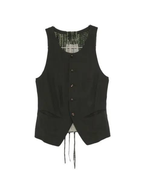 Ziggy Chen patterned-panel vest