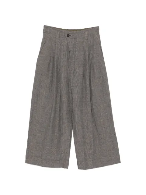 Ziggy Chen check-pattern trousers