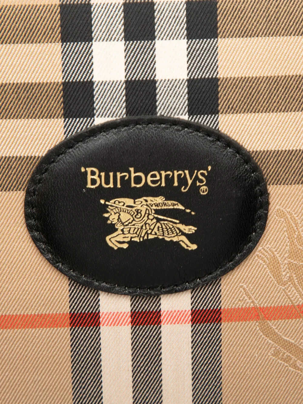 Burberry Pre-Owned 20th Century Haymarket Check Canvas Camera Bag
