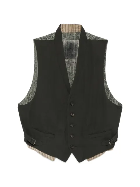 Ziggy Chen patterned-back waistcoat